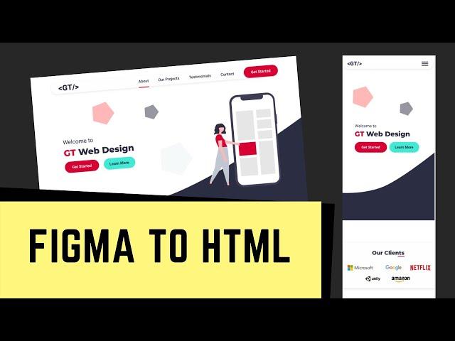 [FULL COURSE] How To Design A One Page Website From Scratch | Figma To Real Website