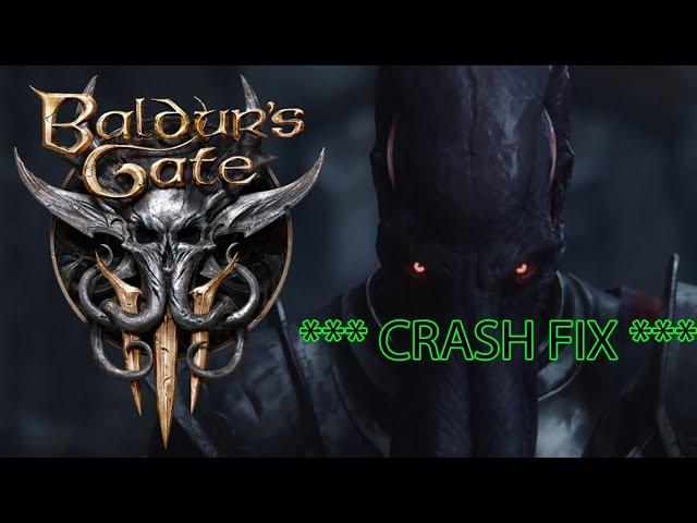 Baldur's Gate III - How to fix constant crashing