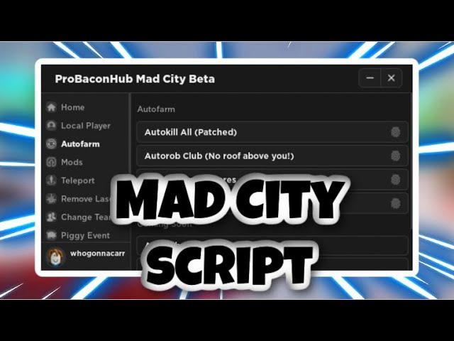 [NEW] Mad City Script | Infinite Money | Auto Farm | Remove Lasers | AND MORE | PASTEBIN