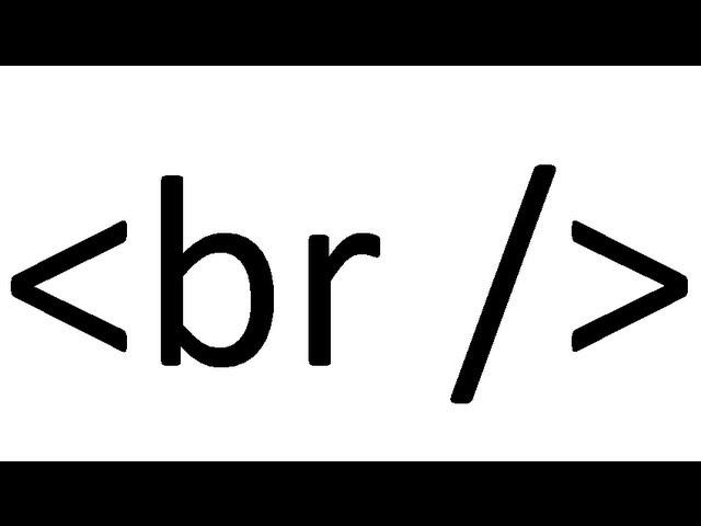 Learn HTML code: line break