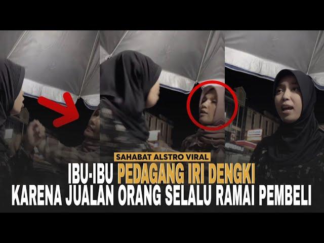 IBU-IBU PEDAGANG IRI Sama Seorang Wanita Penjual Siomay, Karena Pembelinya Selalu Ramai.