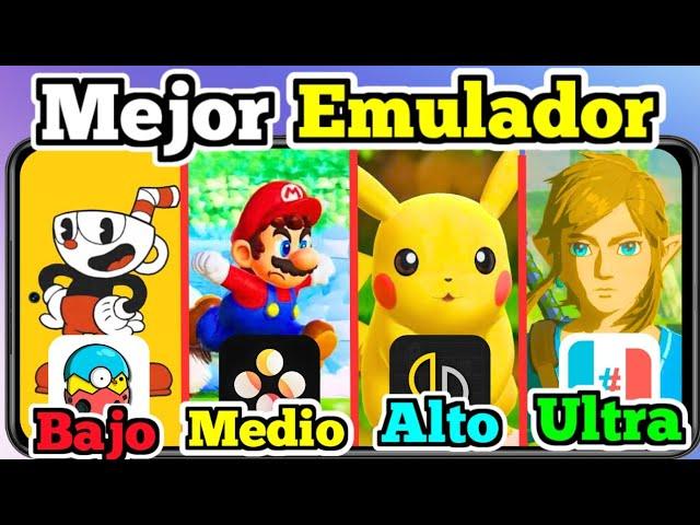 TODOS LOS EMULADORES de SWITCH PARA ANDROID SEGUN TU GAMA! ¿CUAL es MEJOR? 2024