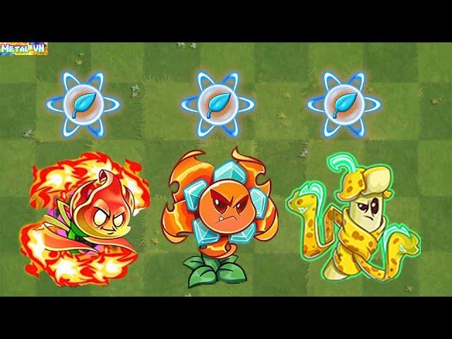 Plants vs Zombies 2 New Plants Max Level Power Up!  Vs 999 Zombies | Part 200 - Pvz 2 MetalVN