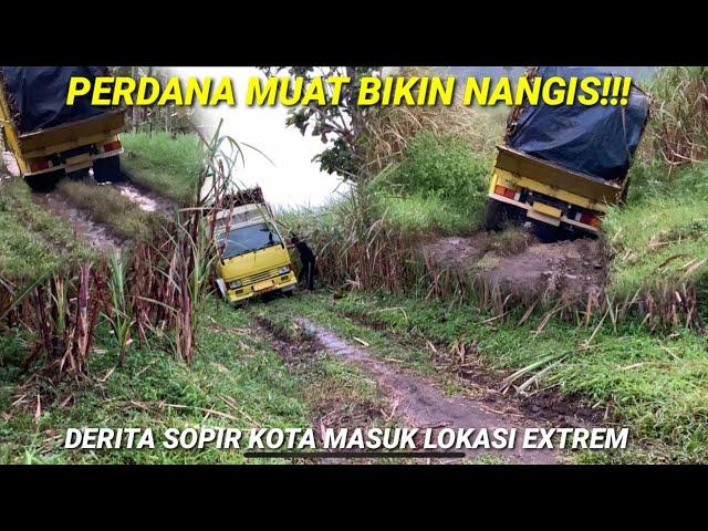 Rugi sopir mumet baru muat perdana langsung di kasih jalur extrem !!! Pengaman Slebor rusak