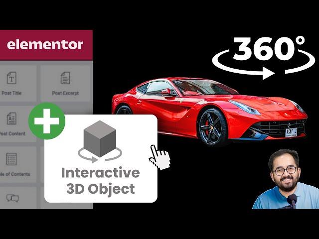 Elementor GSAP - Add Rotating Image (3D Object)