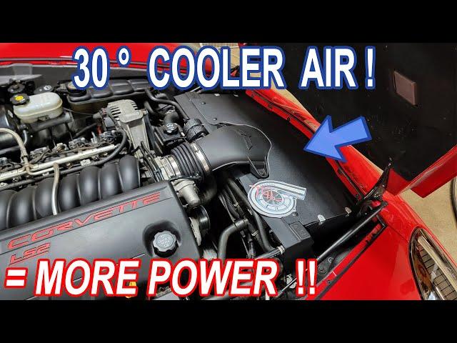 C6 Corvette Air Intake Heat Shield & LS3/7 Air Intake (& MAF Sensor) Upgrade FINALE!