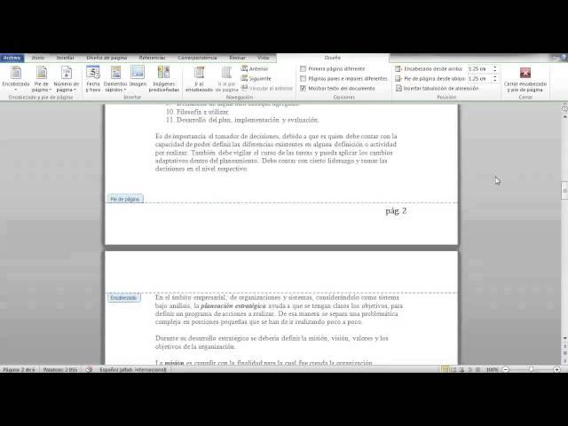 Cómo agregar un número de página en Microsoft Word 2010