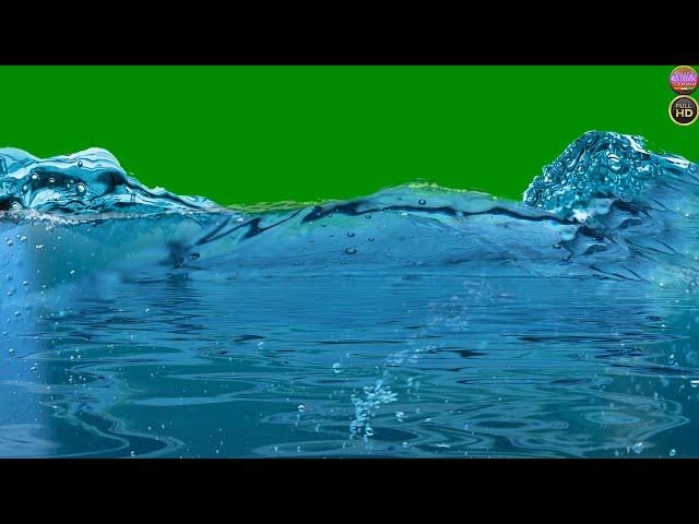 Water Flow Effect with Sound Green Screen | #mvstudio | #WaterFlowEffect | Chroma Key 2021