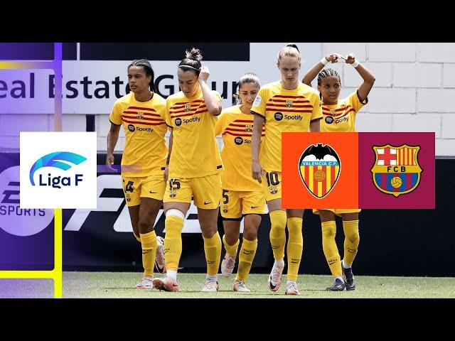 HIGHLIGHTS | Valencia vs. Barcelona (Liga F 2023-24)