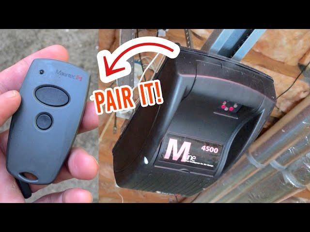 Pair Marantec remote with MLine 4500 garage door opener // how to