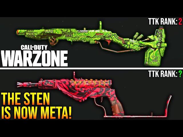 WARZONE: New BEST TTK STEN LOADOUT Beats Top Meta SMGs! (WARZONE Best Setup)