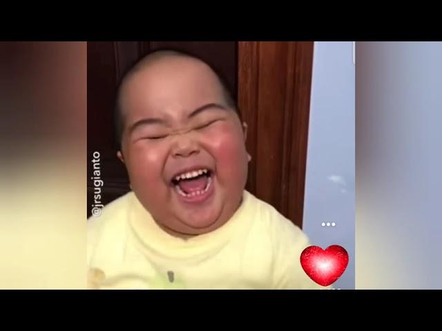 Cute Chubby Baby Laughing 