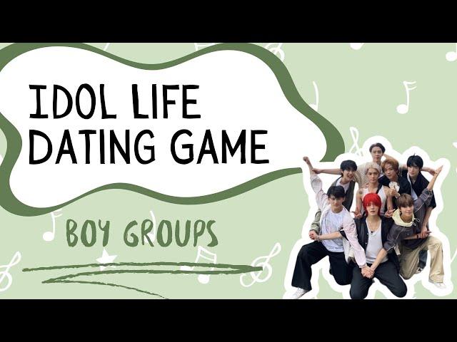 Kpop Idol Life  Boy Group Idol Dating Adventure 