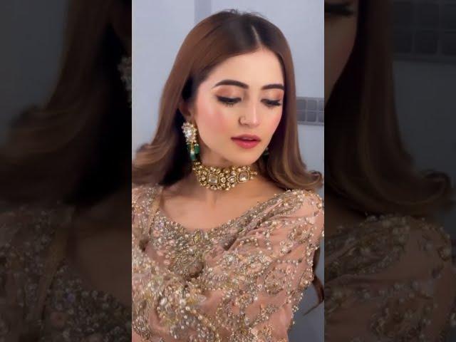 Sinf-e-Aahan actress MeerubAli in Bridal dress@showbizkiDunya #viralvideo#fashion#cute #bhfyp#trand