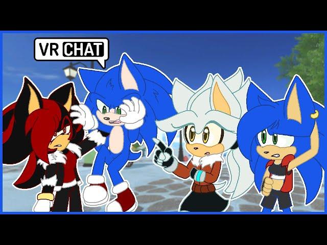 Movie Sonic Encounters Female Team SSS! (VR Chat)