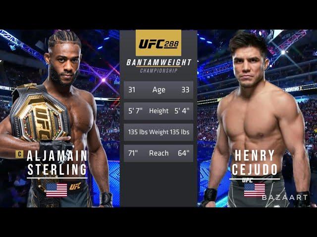 ALJAMAIN STERLING VS HENRY CEJUDO FULL FIGHT UFC 288