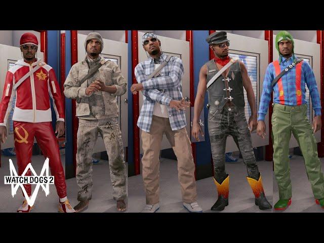 WATCH DOGS 2 : ALL SECRET & HIDDEN OUTFIT LOCATIONS (FULL GUIDE)