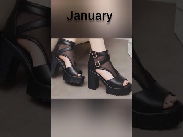 Your Heels By Your Birthday Month//Beautiful Heel Sandals//My Amazing World.