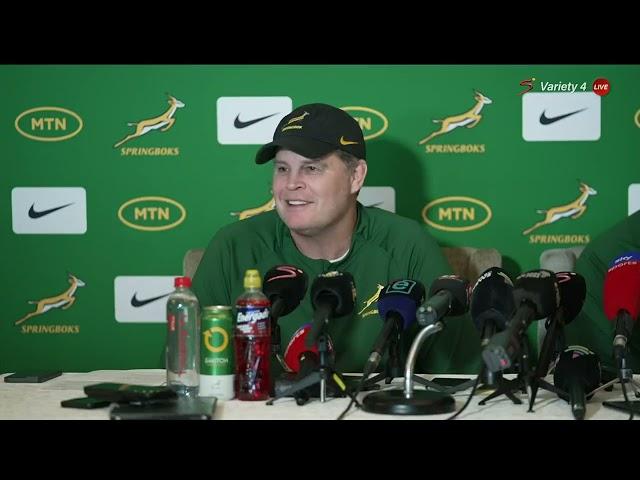 Rassie Erasmus names his Springbok team to face Ireland in the Second Test | Press Conference