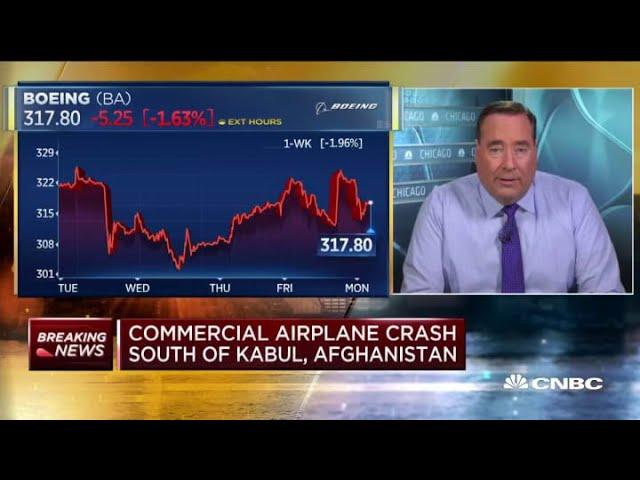 Conflicting plane crash reports in Afghanistan weigh on shares of Boeing