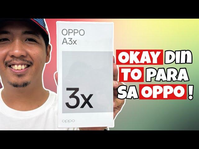 Oppo A3x Unboxing Review - UY BAKIT ANG SULIT YATA NI OPPO NGAYON ?