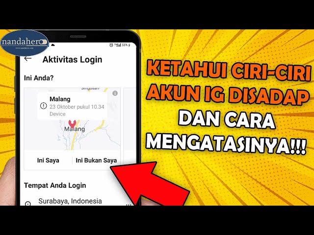 CARA MENGATASI AKUN INSTAGRAM DI HACK / DISADAP