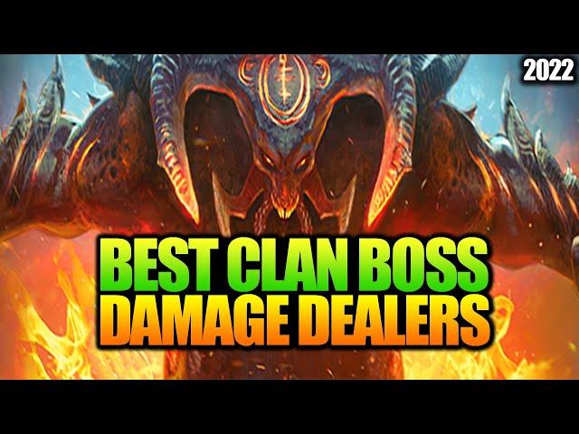 THE ONLY ONES THAT MATTER!! THE BEST DAMAGE DEALERS FOR CLAN BOSS IN RAID SHADOW LEGENDS [EPICS]