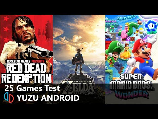 25 Switch Games Test on YUZU ANDROID (Snapdragon 732G) Redmi Note 10 Pro