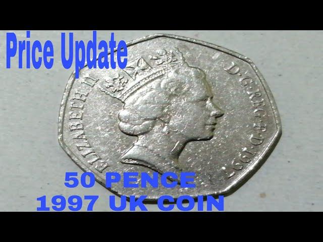 50 PENCE 1997 UK COIN VALUE