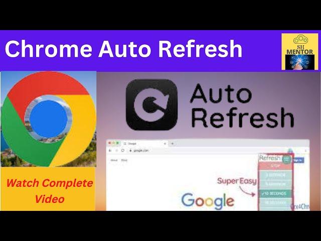 Auto Refresh Plus | Chrome Auto Refresh | Browser Auto Refresh | Google Chrome Refresh Automatically
