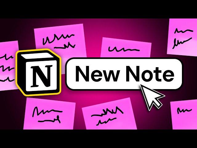 Simple Note Taking System in Notion (Beginner's Tutorial)