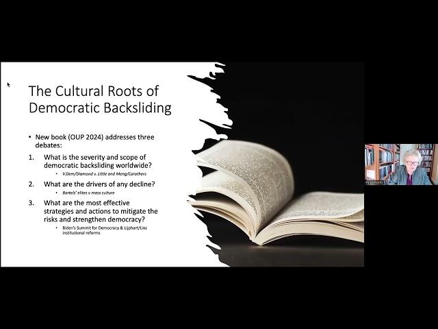 Pippa Norris "The Cultural Roots of Democratic Backsliding"