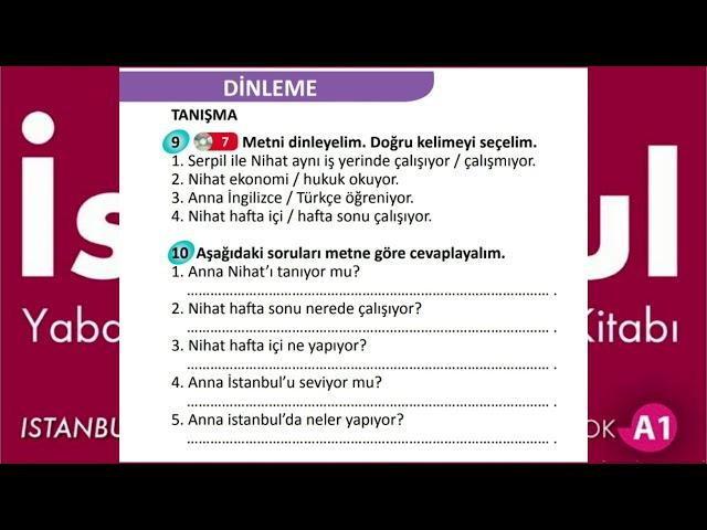 İstanbul A1 (Audio) - 7 TANIŞMA (Page 41)