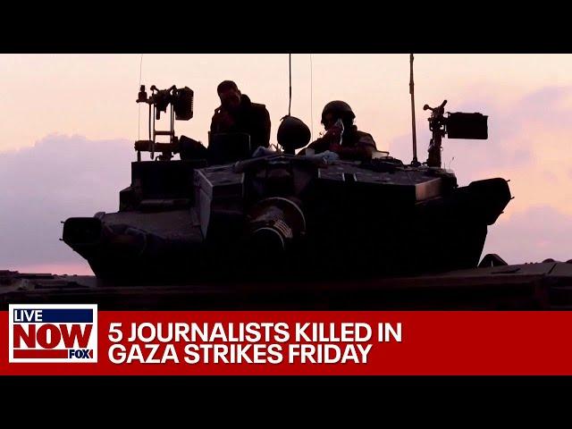 Breaking: 5 Journalists killed in Gaza in last 24 hours  | LiveNOW from FOX