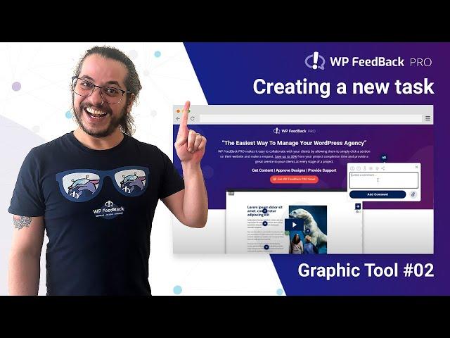 Atarim Graphic Tool #02 - Creating A New Task