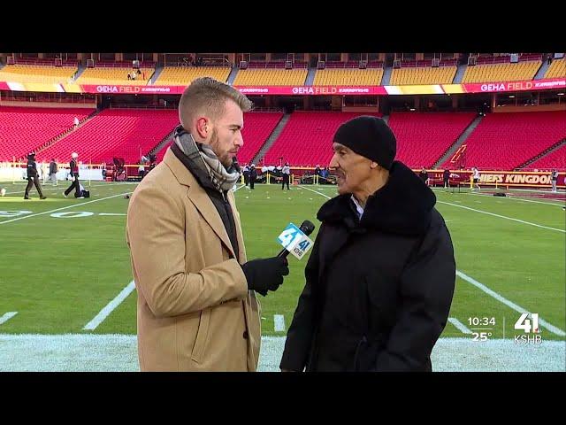 KSHB 41's Matt Foster chats with Pro Football Hall of Famer Tony Dungy