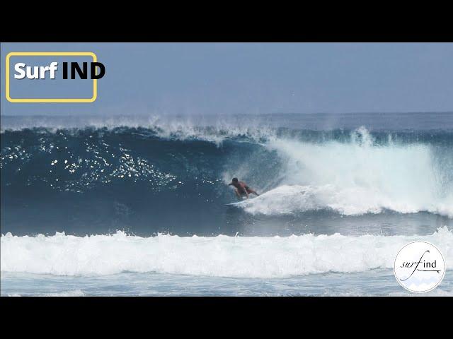 this is how Nyang Nyang looks, April 23rd, 2022. (some big and a pretty deep barrel) | Bali surfing