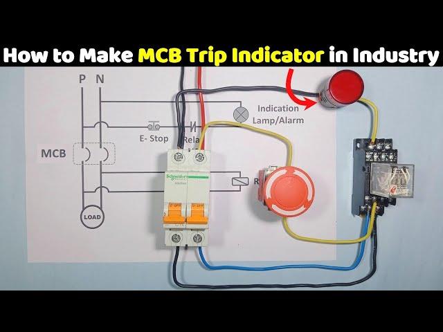 How to Make Simple MCB Trip Indicator @TheElectricalGuy