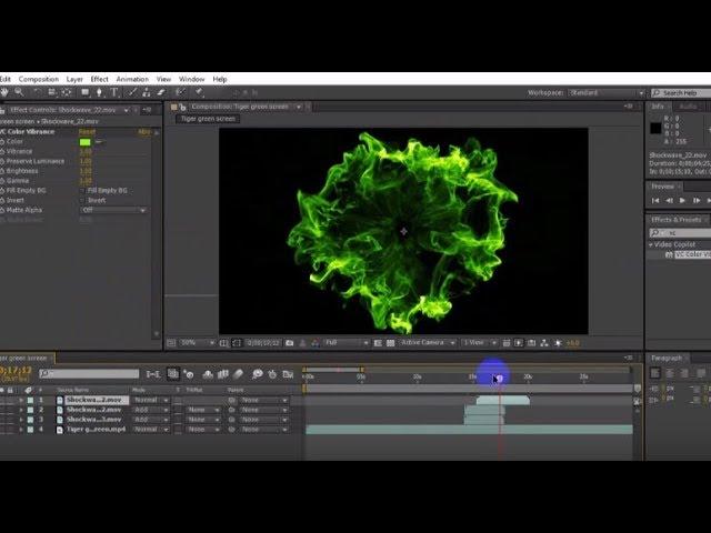 Adobe After Effects - Download Plugin Shockwaves Use VC Color Vibrance