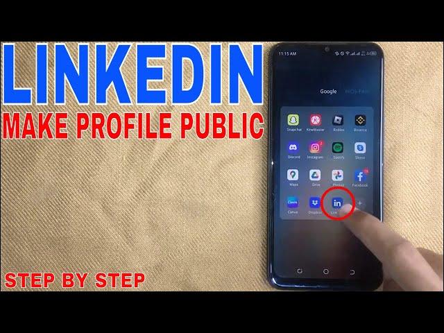   How To Make Linkedin Profile Public 