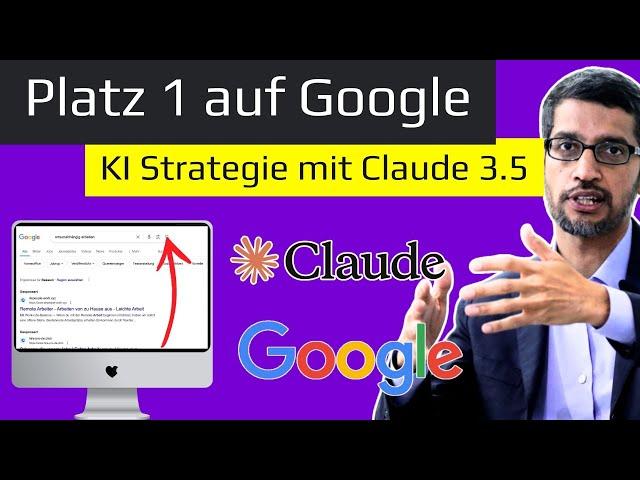 Unglaublicher KI SEO-Hack: Mit Claude 3.5 zu den Top Plätzen bei Google #seo #claude3