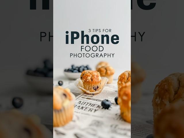 3 tips for iPhone food photography  #foodphototips