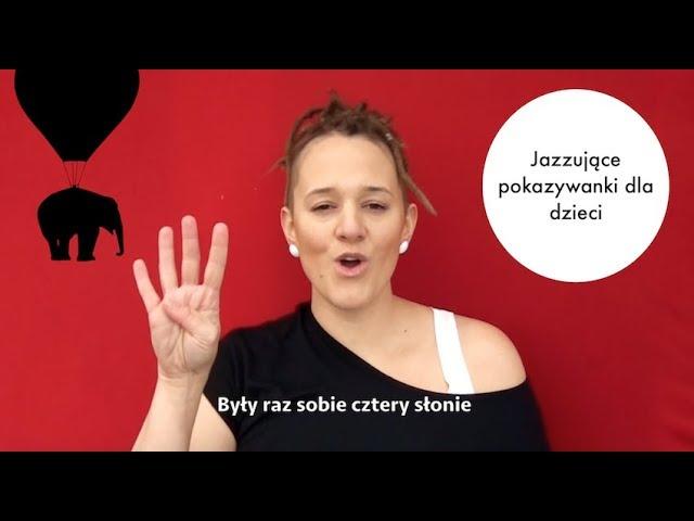 "Cztery słonie" | Polskie piosenki dla dzieci z pokazywaniem | Jazzowanki