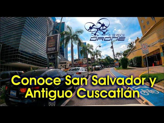 Recorrido por #sansalvador y Antiguo Cuscatlán #elsalvador @nayibbukele 4K