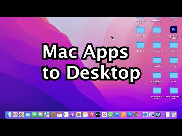 How to Move Apps to Desktop on MacBook