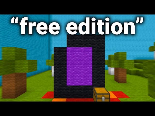 Minecraft Free Edition Speedrun WORLD RECORD (1:19)