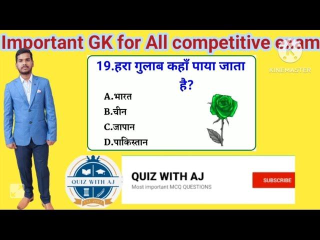 General Knowledge | Most Important Question GK Quiz | MCQ