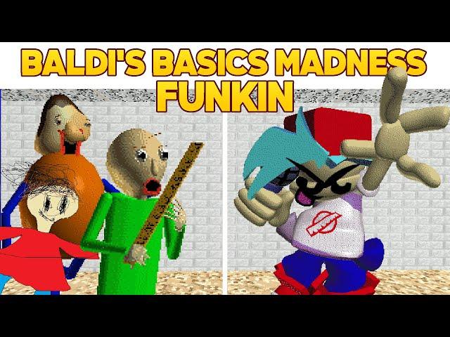 Great Mods! | Baldi's Basics Madness v1.1 - Friday Night Funkin Mods FULL GAMEPLAY