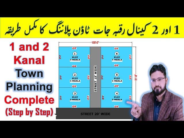 How To Make Town Planning in AutoCAD | Town Planning  in Autocad | How to make Plotting Drawing