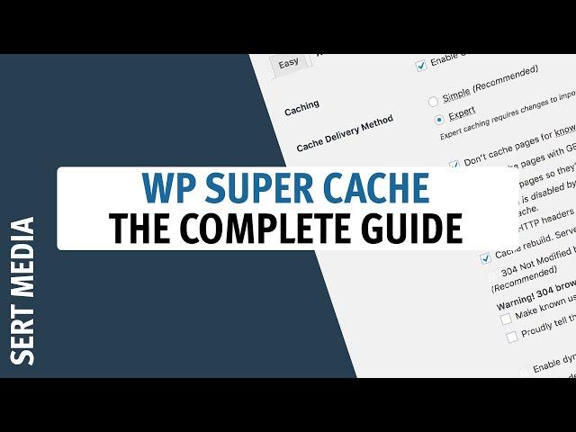 WP Super Cache Tutorial 2019 - How To Setup WP Super Cache Plugin - WP Super Cache Plugin
